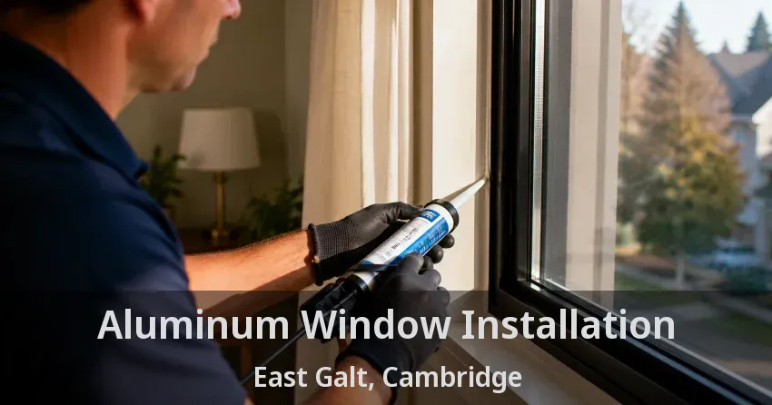 Aluminum Window Installation East Galt, Cambridge - ON