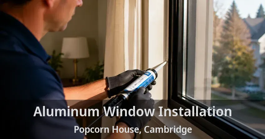 Aluminum Window Installation Popcorn House, Cambridge - ON