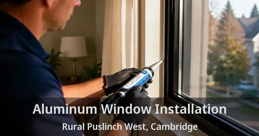 Aluminum Window Installation Rural Puslinch West, Cambridge - ON
