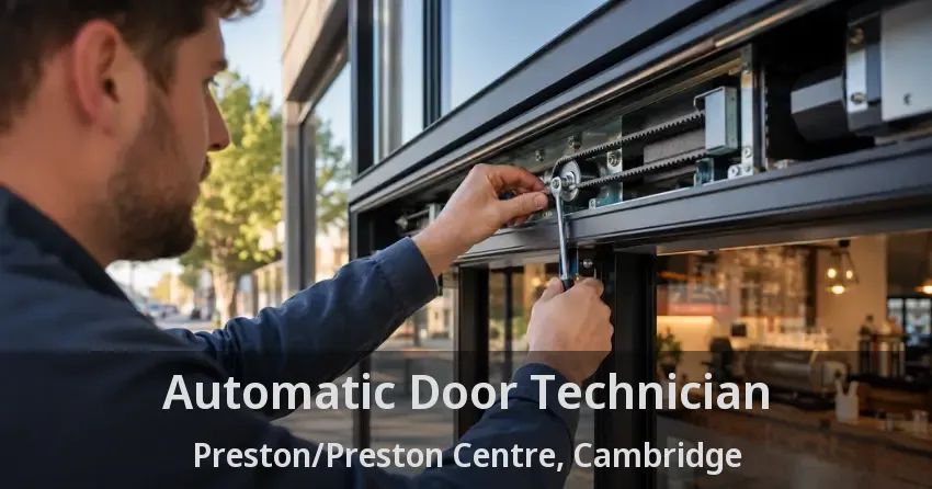 Automatic Door Technician Preston/Preston Centre, Cambridge - ON