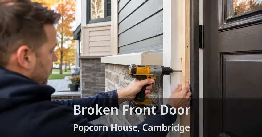Broken Front Door Popcorn House, Cambridge - ON