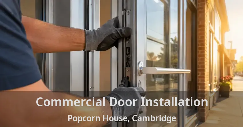 Commercial Door Installation Popcorn House, Cambridge - ON