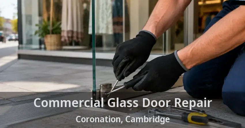 Commercial Glass Door Repair Coronation, Cambridge - ON