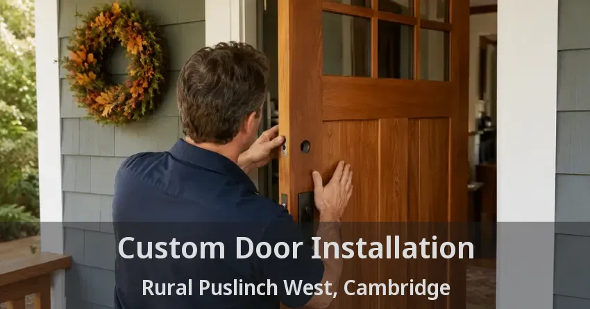 Custom Door Installation Rural Puslinch West, Cambridge - ON