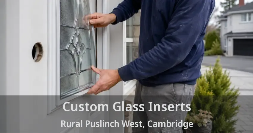 Custom Glass Inserts Rural Puslinch West, Cambridge - ON