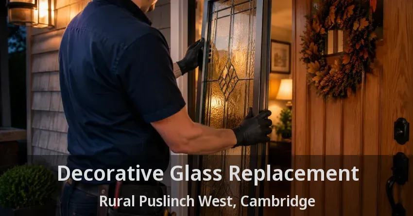 Decorative Glass Replacement Rural Puslinch West, Cambridge - ON
