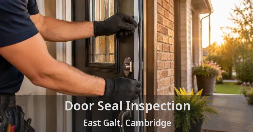 Door Seal Inspection East Galt, Cambridge - ON
