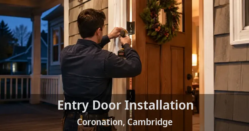 Entry Door Installation Coronation, Cambridge - ON