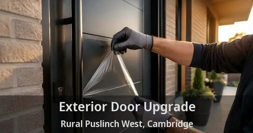 Exterior Door Upgrade Rural Puslinch West, Cambridge - ON