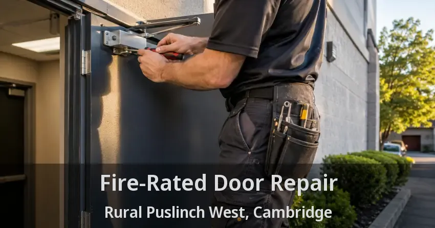 Fire-Rated Door Repair Rural Puslinch West, Cambridge - ON
