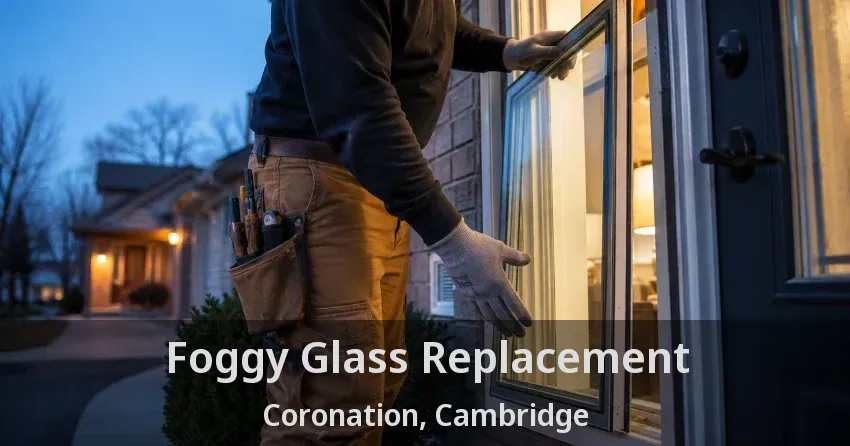 Foggy Glass Replacement Coronation, Cambridge - ON