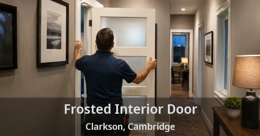 Frosted Interior Door Clarkson, Cambridge - ON