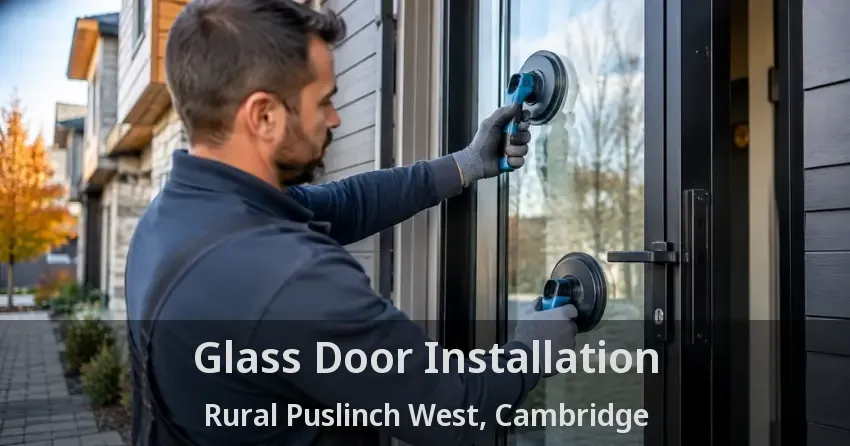 Glass Door Installation Rural Puslinch West, Cambridge - ON