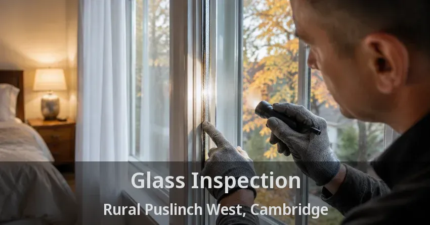 Glass Inspection Rural Puslinch West, Cambridge - ON