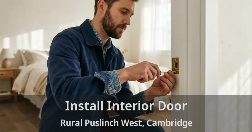 Install Interior Door Rural Puslinch West, Cambridge - ON