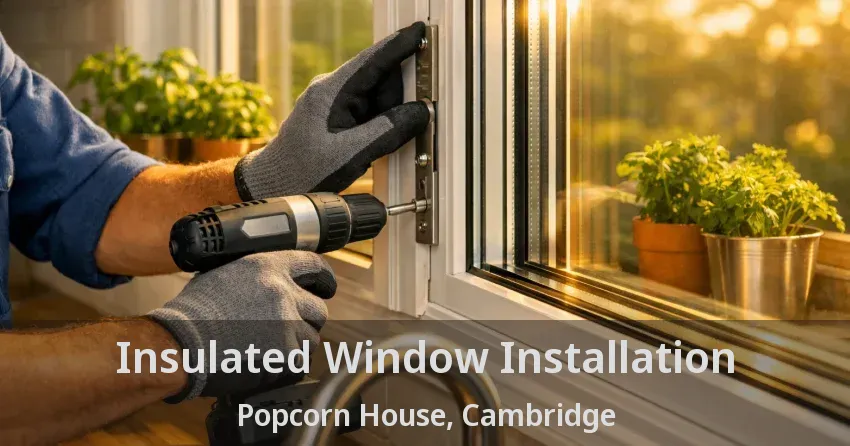 Insulated Window Installation Popcorn House, Cambridge - ON