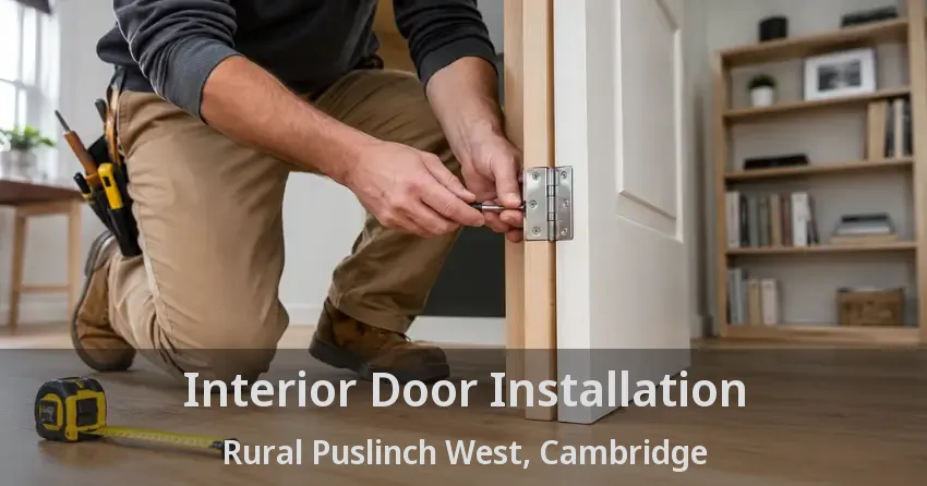 Interior Door Installation Rural Puslinch West, Cambridge - ON