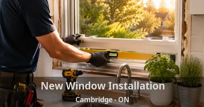 New Window Installation Cambridge - ON