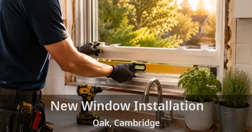New Window Installation Oak, Cambridge - ON