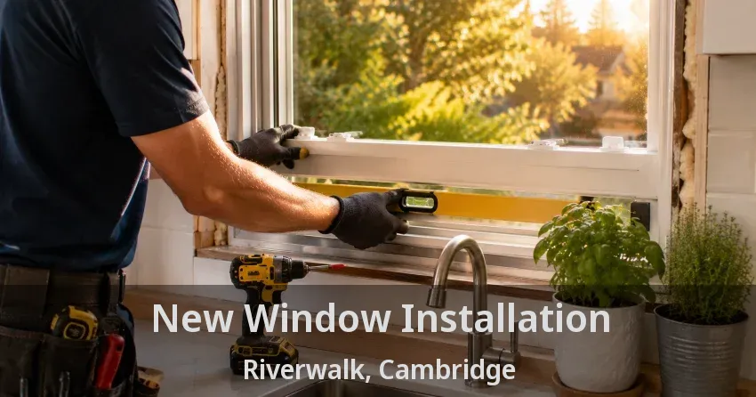 New Window Installation Riverwalk, Cambridge - ON