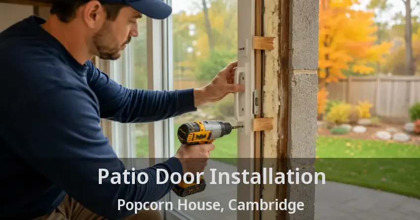 Patio Door Installation Popcorn House, Cambridge - ON