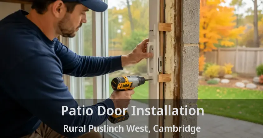 Patio Door Installation Rural Puslinch West, Cambridge - ON