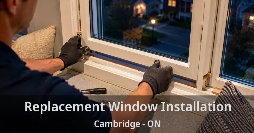 Replacement Window Installation Cambridge - ON