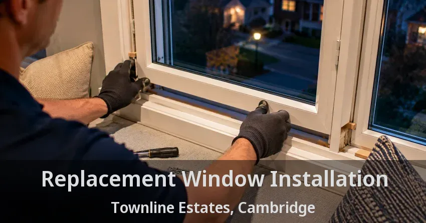 Replacement Window Installation Townline Estates, Cambridge - ON