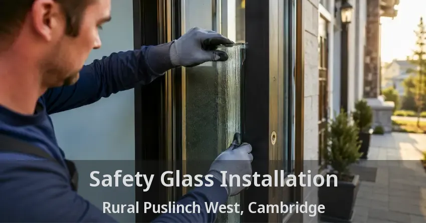 Safety Glass Installation Rural Puslinch West, Cambridge - ON
