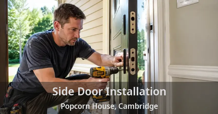 Side Door Installation Popcorn House, Cambridge - ON