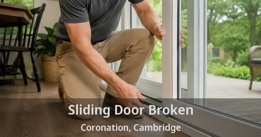 Sliding Door Broken Coronation, Cambridge - ON