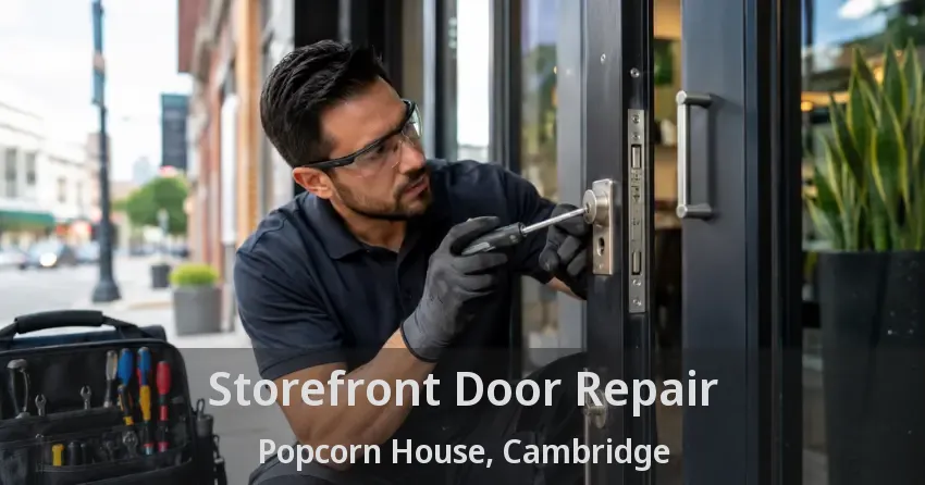 Storefront Door Repair Popcorn House, Cambridge - ON Storefront Door Repair Popcorn House, Cambridge - ON
