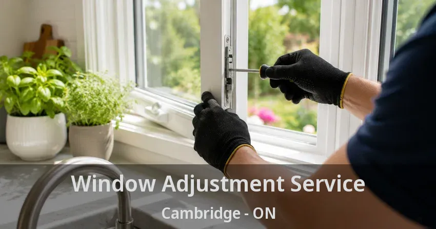 Window Adjustment Service Cambridge - ON