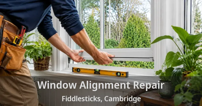 Window Alignment Repair Fiddlesticks, Cambridge - ON