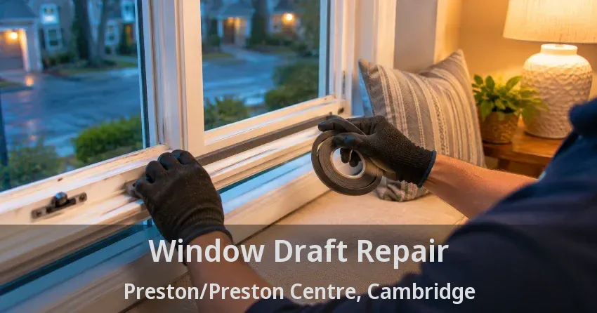 Window Draft Repair Preston/Preston Centre, Cambridge - ON