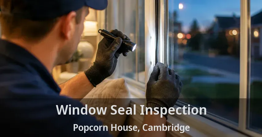 Window Seal Inspection Popcorn House, Cambridge - ON