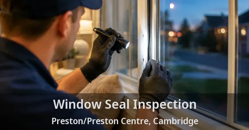 Window Seal Inspection Preston/Preston Centre, Cambridge - ON