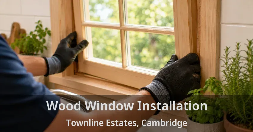 Wood Window Installation Townline Estates, Cambridge - ON