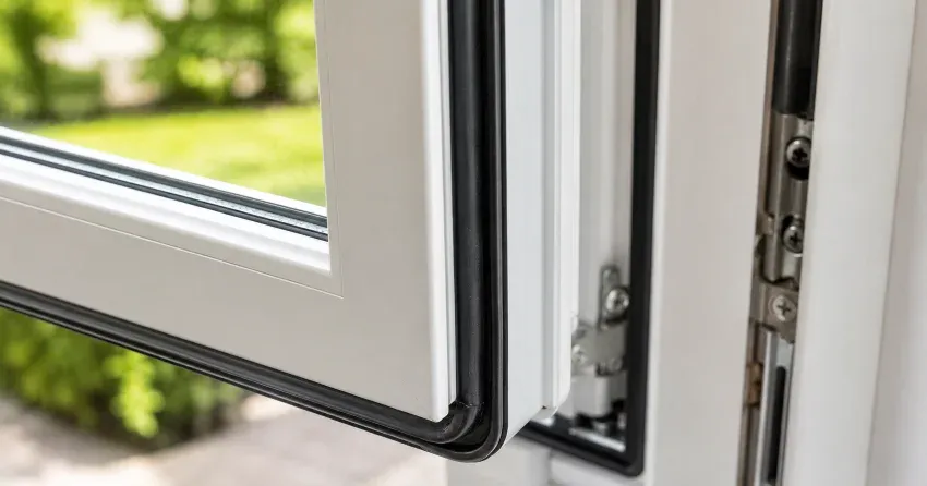 casement window cranked fully open in a Glenview, Cambridge home