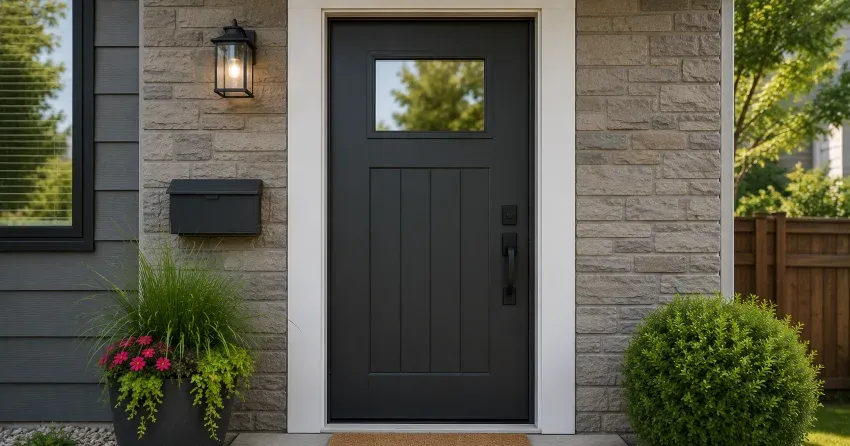 emergency door replacement Christopher-Champlain, Cambridge installation in progress