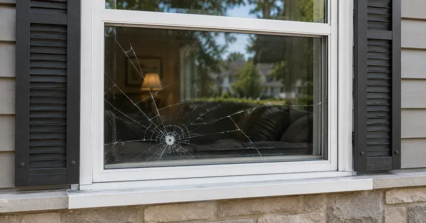 technician measuring window opening for emergency glass replacement Fiddlesticks, Cambridge